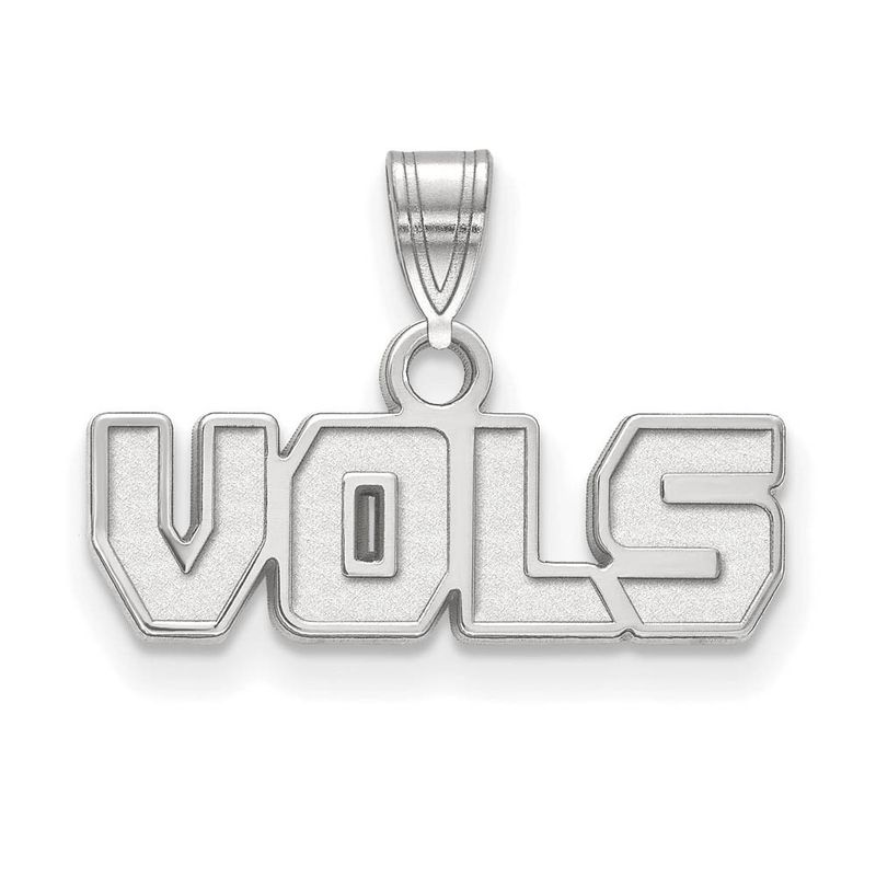 10k White Gold U. Of Tennessee Small 'Vols' Pendant